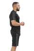 Men Polyester Fleece Short Set